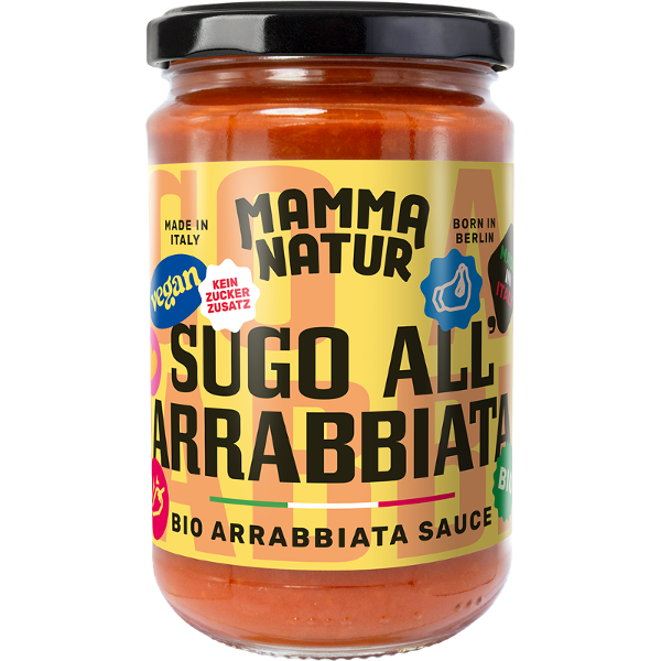 Produktfoto zu Sugo all` Arrabbiata 300g Mamma Natur