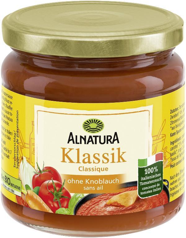 Produktfoto zu Tomatensauce Klassik 350 ml Alnatura