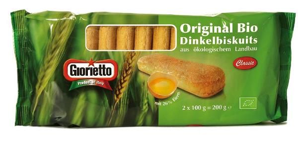 Produktfoto zu Dinkel Löffelbiskuits 200g Giorietto