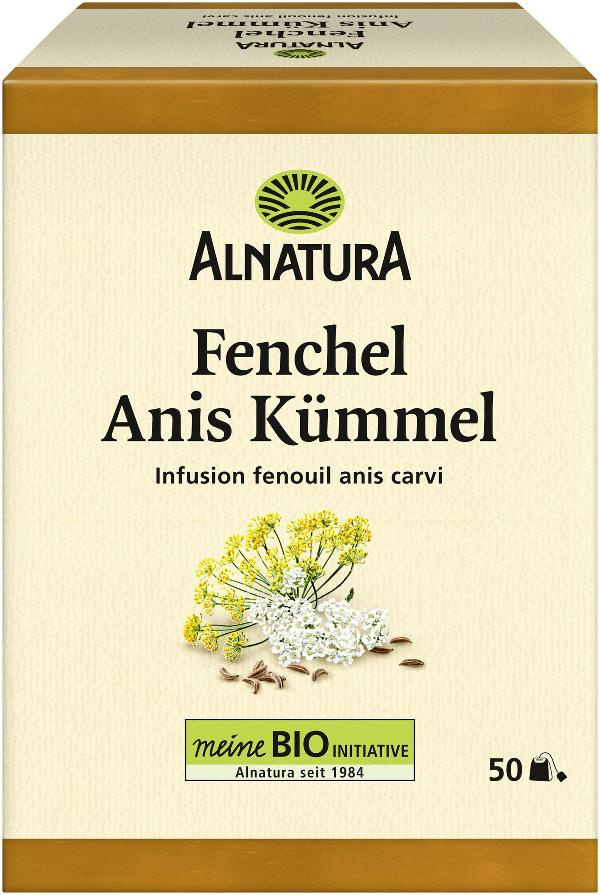 Produktfoto zu Fenchel Anis Kümmel Tee (50TB) 112,5 g Alnatura