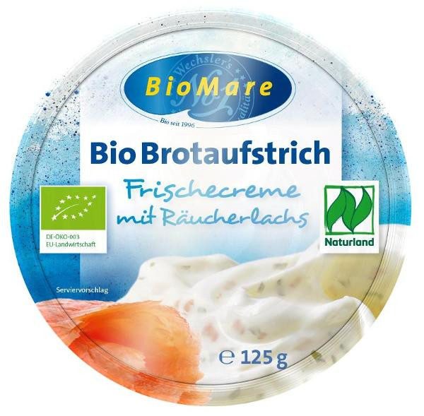 Produktfoto zu VPE Frischcreme Lachs 6x125g BioMare