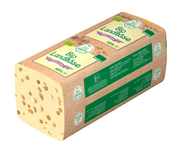 Produktfoto zu Landkäse 48% ca. 200g BMI Bio Bauern