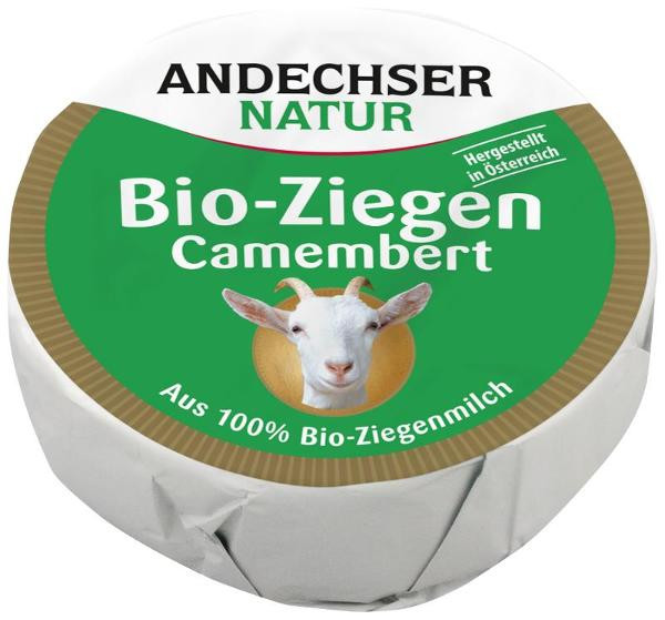 Produktfoto zu Ziegencamembert 100g Andechser Natur