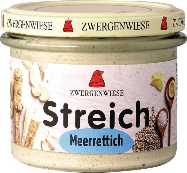 Produktfoto zu VPE Brotaufstrich Streich "Meerrettich" 6x180g Zwergenwiese