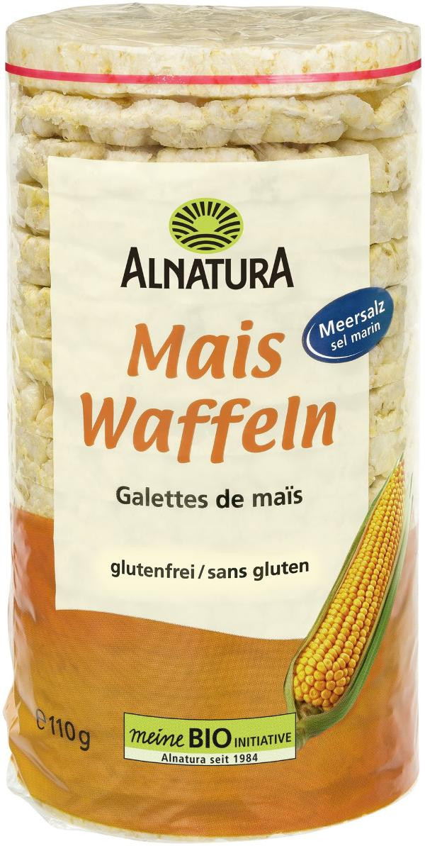 Produktfoto zu Maiswaffeln Meersalz 110g Alnatura