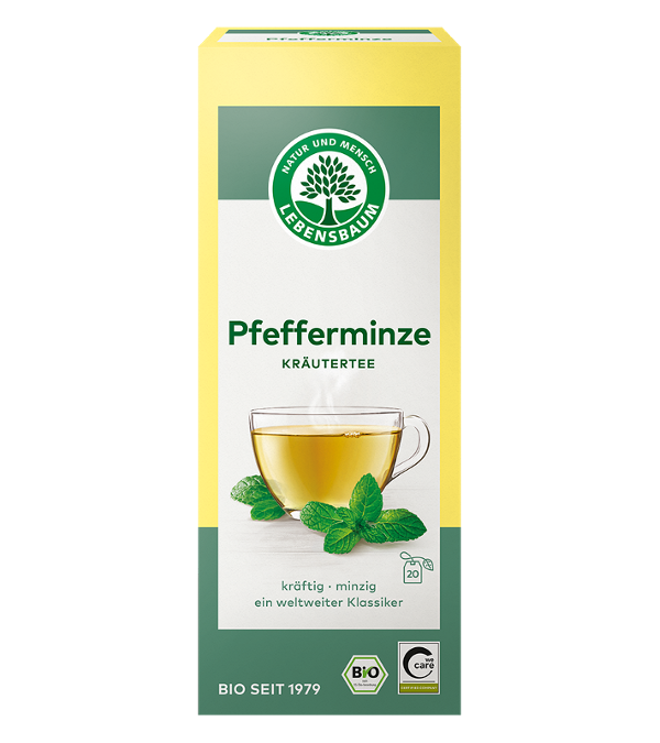 Produktfoto zu Kräutertee Pfefferminz 20x1,5g Lebensbaum