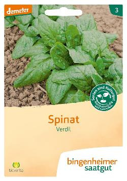 Produktfoto zu Saatgut Spinat "Verdil" 25g Bingenheimer Saatgut