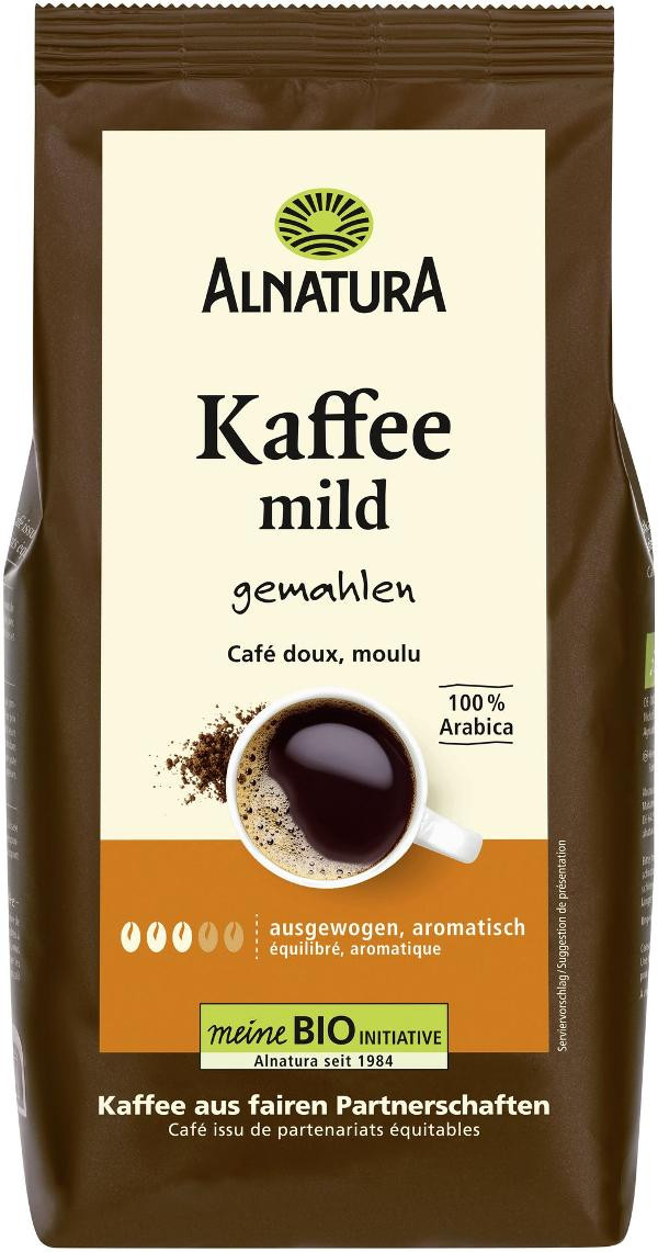 Produktfoto zu Kaffee mild gemahlen 500g Alnatura