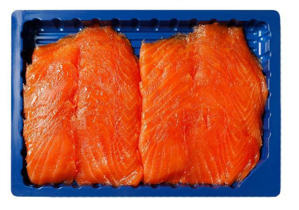 Produktfoto zu Lachs in Scheiben Frischebox 500g Bio Mare