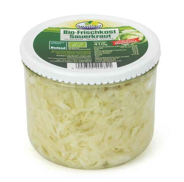 Produktfoto zu VPE Sauerkraut Frischkost 6x410g Marschland