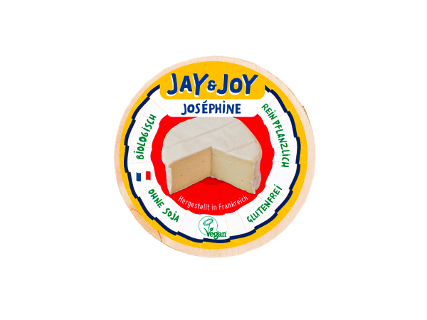 Produktfoto zu Josephine vegane Brie Alternative 90g Jay & Joy