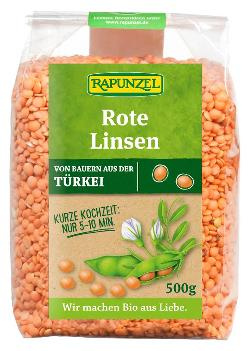 Produktfoto zu Linsen rot 500g Rapunzel