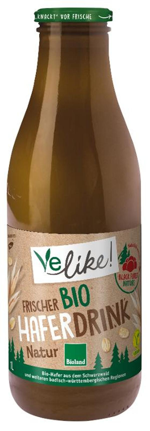 Produktfoto zu Frischer Haferdrink natur 1l Velike!