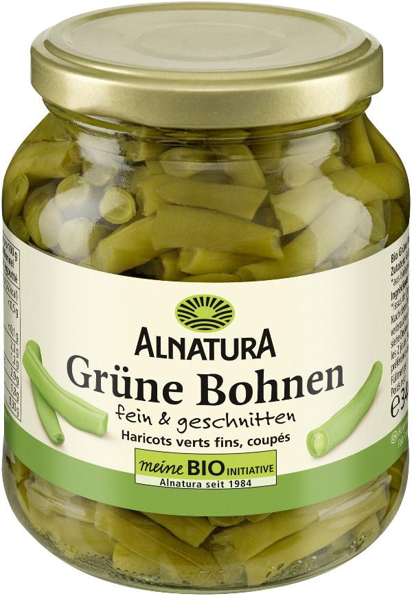 Produktfoto zu Grüne Bohnen fein, geschnitten 340g Alnatura