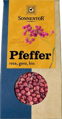 Produktfoto zu Pfeffer rosa ganz 20g Sonnentor