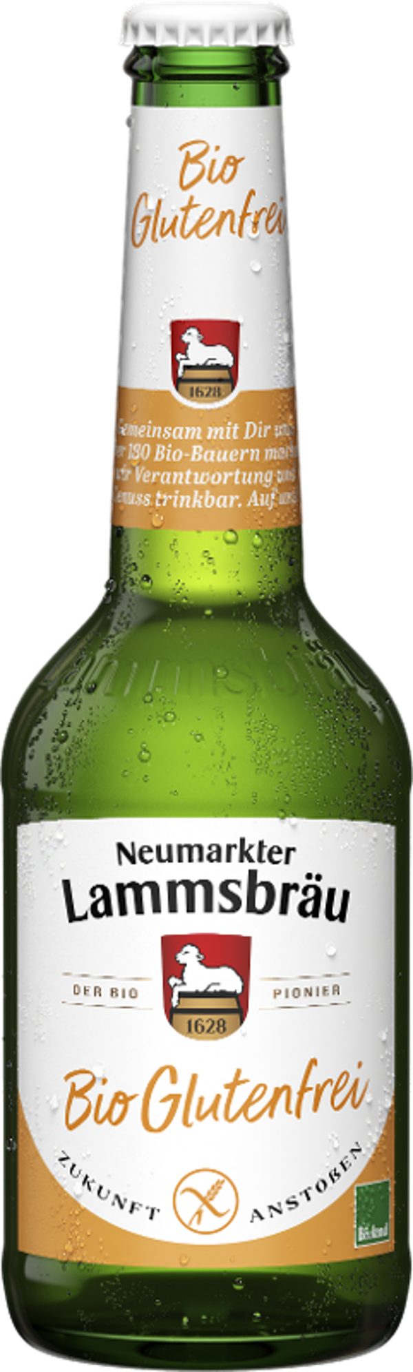 Produktfoto zu VPE Bier Lammsbräu Glutenfrei 10x0,33 l Neumarkter Lammsbräu