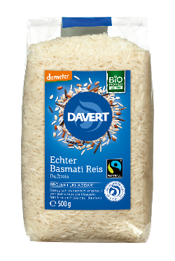 Produktfoto zu VPE Reis Echter Basmati weiß 8x500g Davert