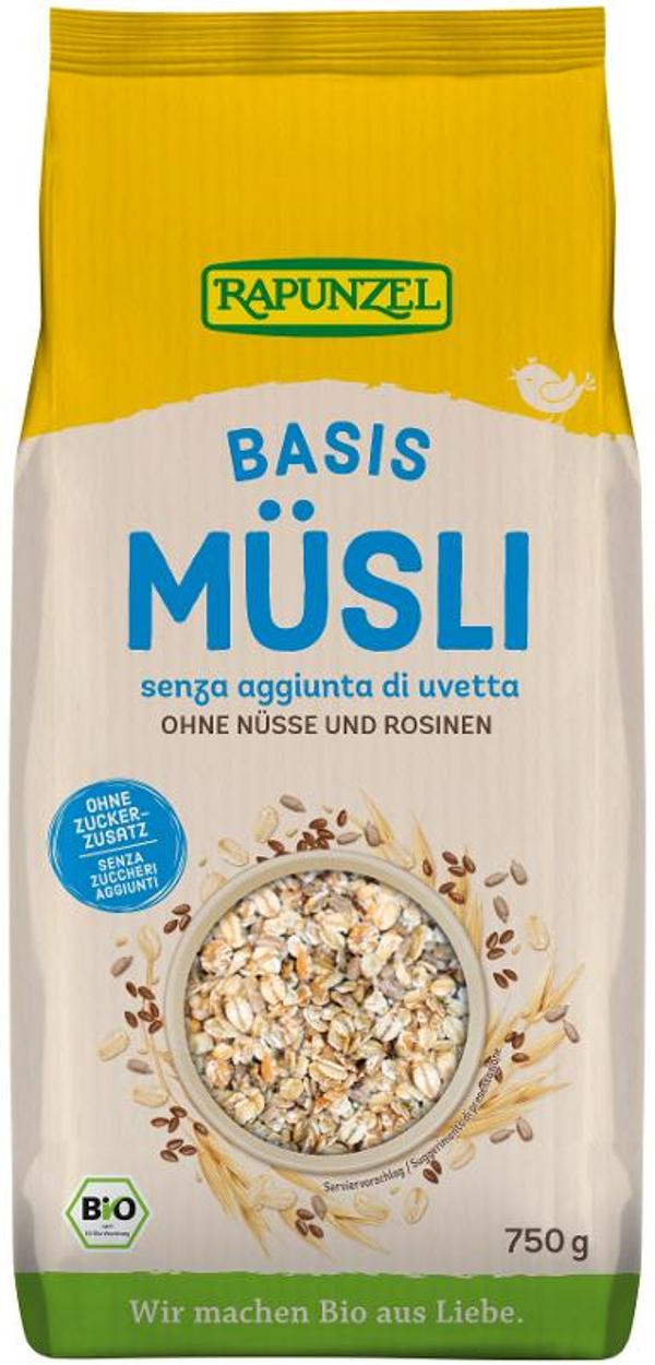 Produktfoto zu Basis Müsli 750g Rapunzel