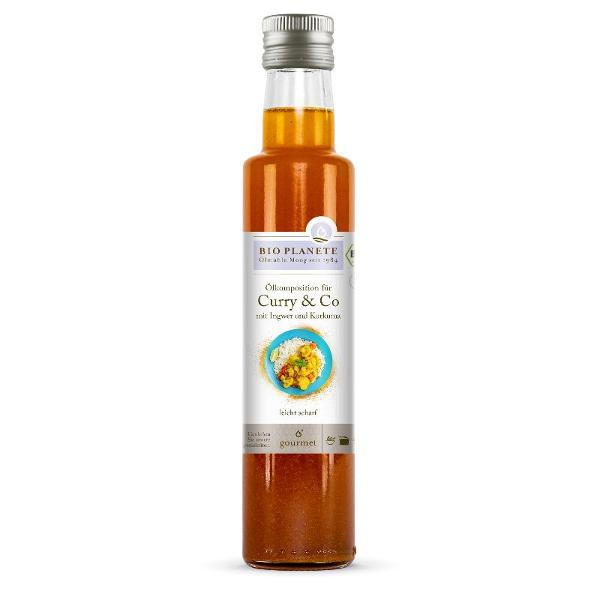 Produktfoto zu Ölkomposition Curry & Co. 250 ml Bio Planète