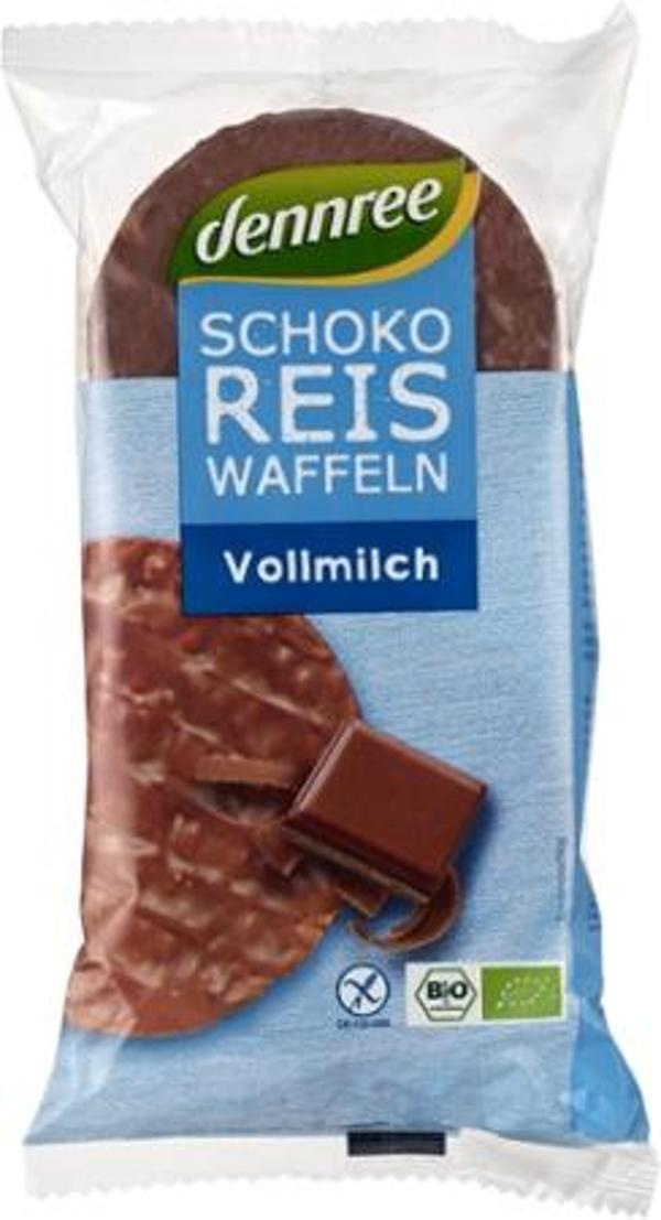 Produktfoto zu Schokoreiswaffeln Vollmilch 100g dennree