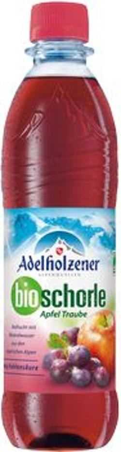 Produktfoto zu VPE Apfel-Traubenschorle 12x0,5 l Adelholzener Alpenquelle