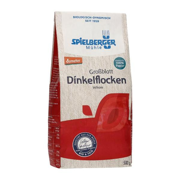 Produktfoto zu Dinkelflocken Großblatt 500 g Spielberger