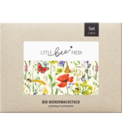 Produktfoto zu Bienenwachstuch Set Größen S_M_L Little bee fresh