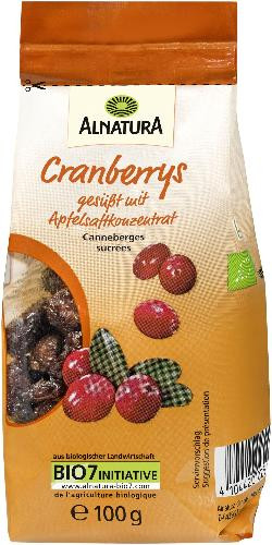 Produktfoto zu Cranberries 100g Alnatura