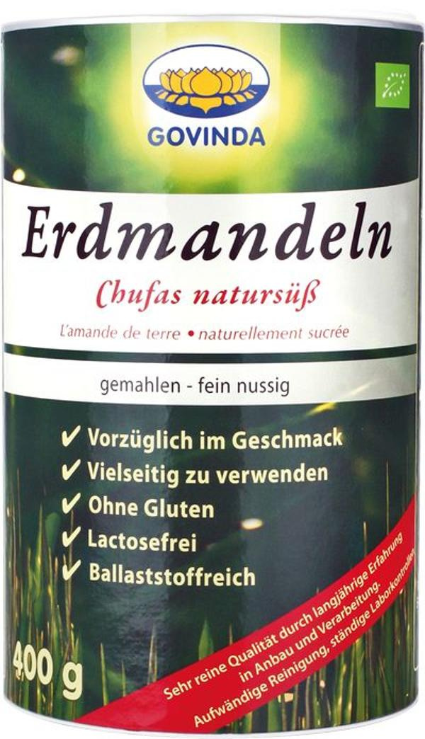 Produktfoto zu Erdmandeln gemahlen 400g Govinda