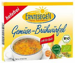 Produktfoto zu Gemüse-Brühwürfel hefefrei 66g Erntesegen