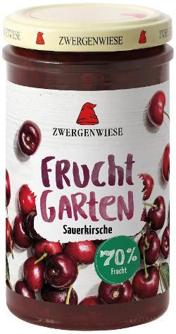 Produktfoto zu VPE Fruchtgarten Fruchtaufstrich 70% Sauerkirsche 6x225g  Zwergenwiese