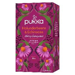 Produktfoto zu Früchtetee Holunderbeere & Echinacea 20x2g Pukka