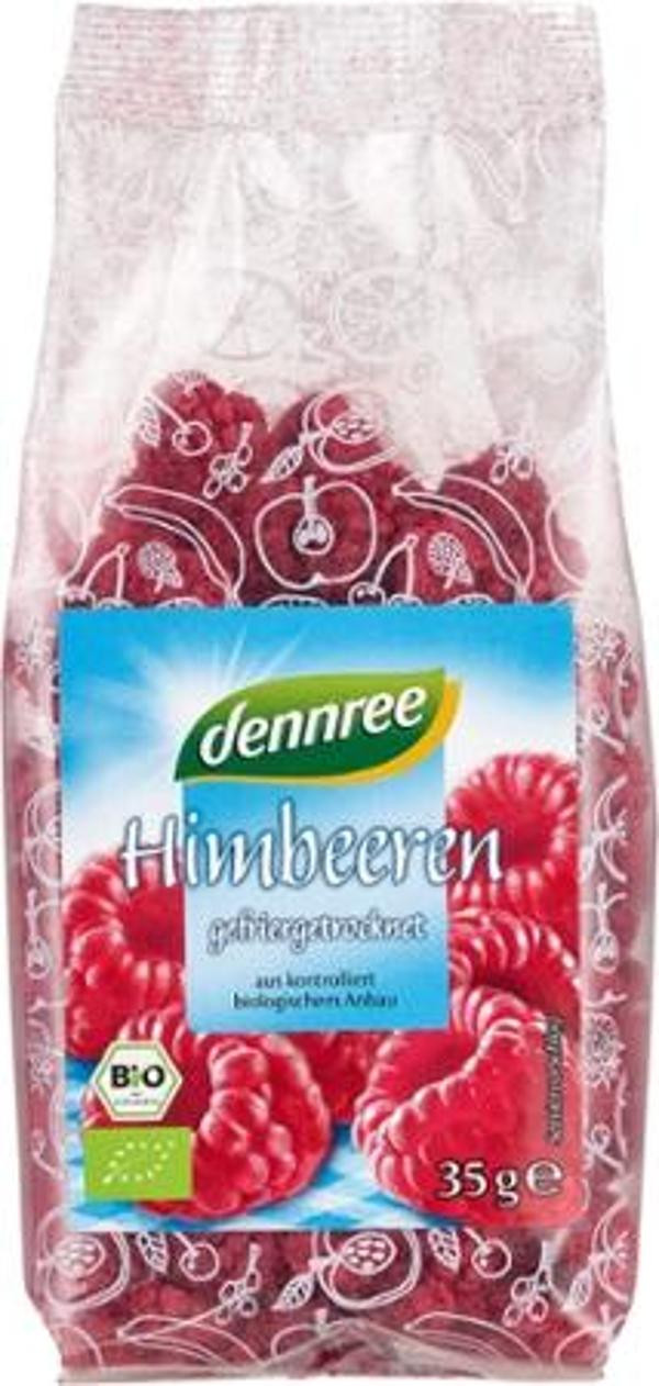 Produktfoto zu Himbeeren gefriergetrockt 35g dennree