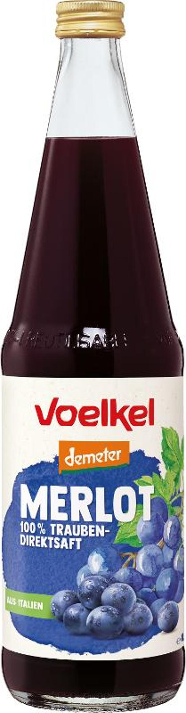 Produktfoto zu VPE Traubensaft rot Merlot 6x0,7 l Voelkel