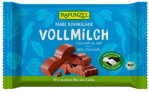 Produktfoto zu Vollmilch Schokolade 100g Rapunzel