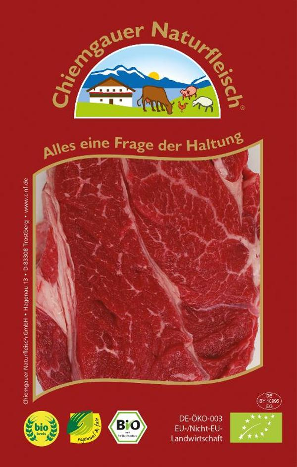 Produktfoto zu Rinder Ribeyesteak ca. 220g Chiemgauer Naturfleisch