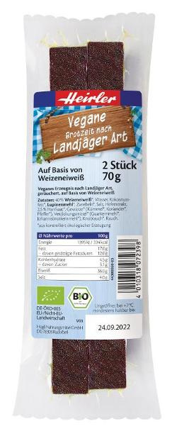 Produktfoto zu wie Landjäger 70g Heirler