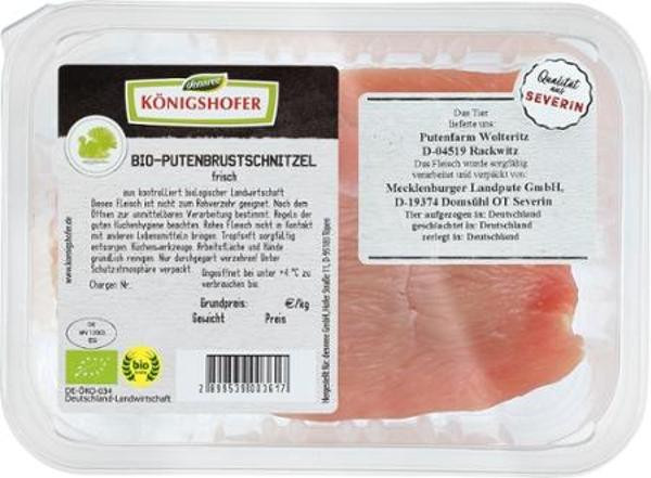 Produktfoto zu Putenschnitzel 350g Königshofer