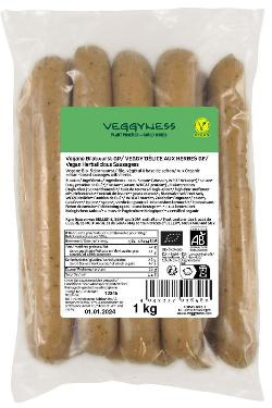 Produktfoto zu Vegane Rostbratwurst 1 kg Veggyness