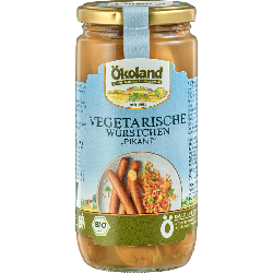 Produktfoto zu VPE Vegetarische Würstchen "pikant" 6x380g Ökoland