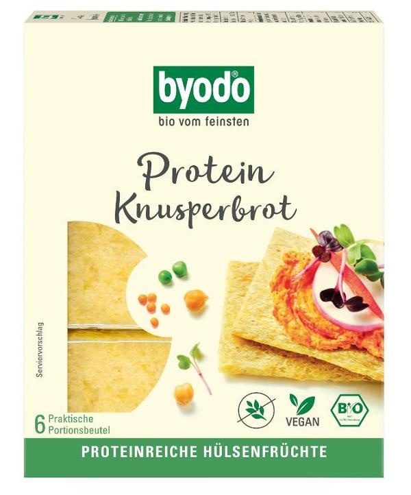 Produktfoto zu VPE Protein Knusperbrot 12x110g Byodo