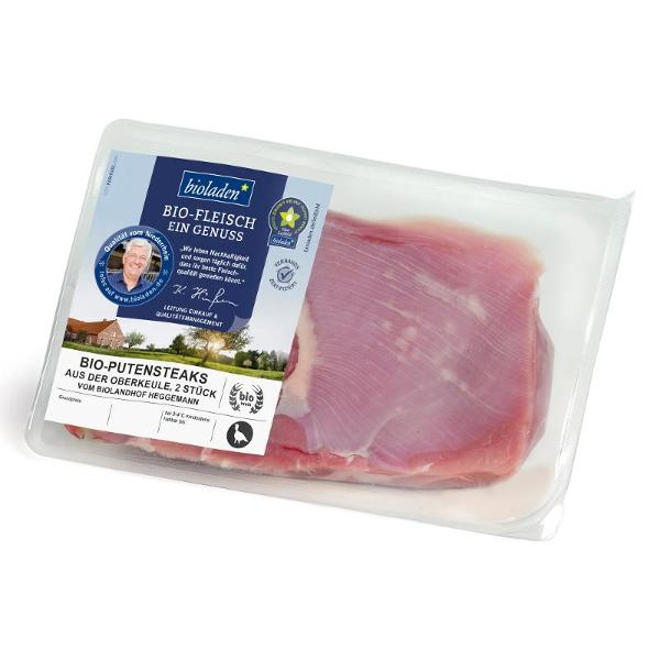 Produktfoto zu Putensteak aus der Oberkeule 2 St. ca. 300g bioladen