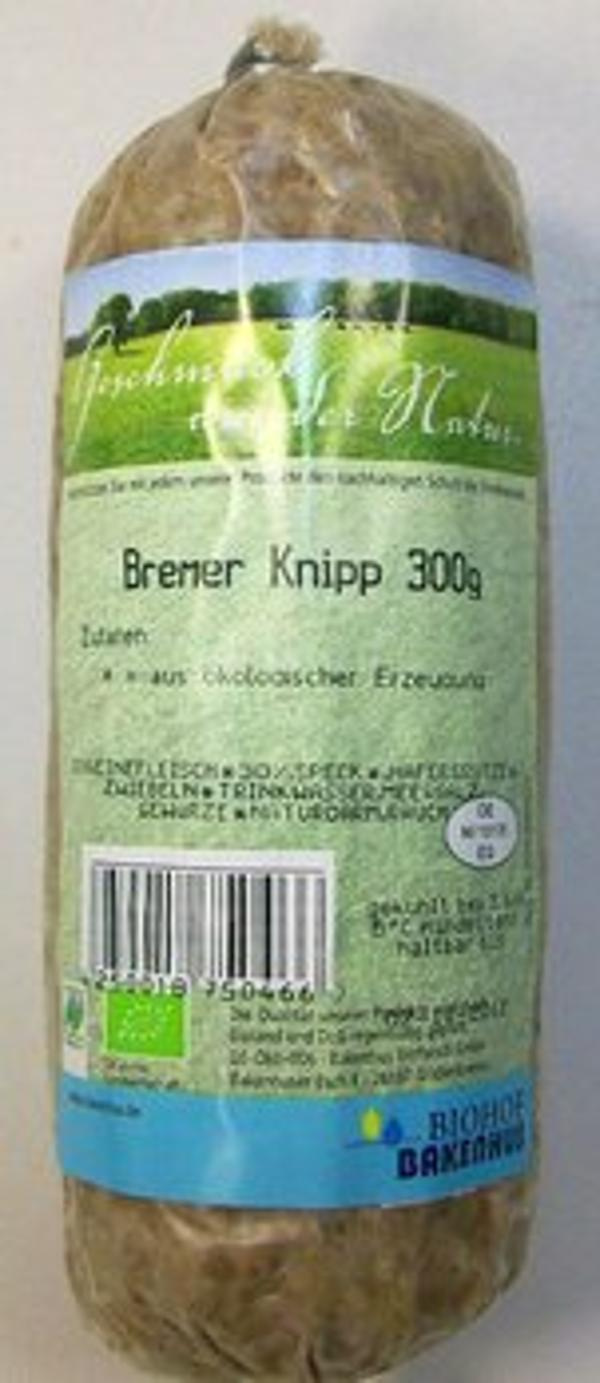 Produktfoto zu Grützwurst Bremer Knipp 300g Biohof Bakenhus