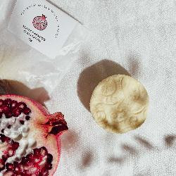 Produktfoto zu Shampoostück Granatapfel groß 55 g Mertens Wiesbrock