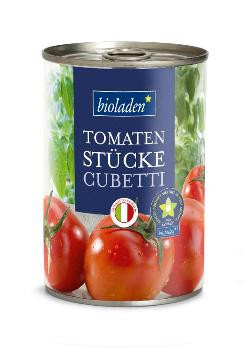 Produktfoto zu VPE Tomatenstücke Cubetti 12x400g bioladen