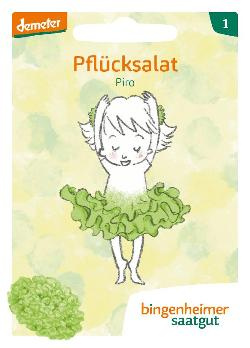 Produktfoto zu Saatgut Pflücksalat Piro Bingenheimer Saatgut