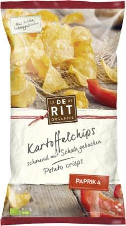 Produktfoto zu VPE Kartoffelchips Paprika 10x125g DeRit