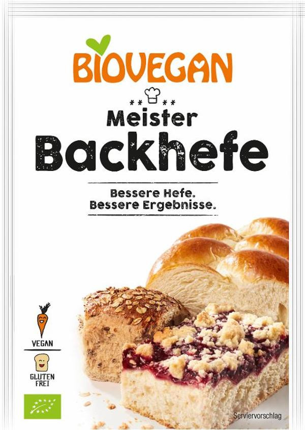 Produktfoto zu Backhefe (Trockenhefe) 7g Biovegan