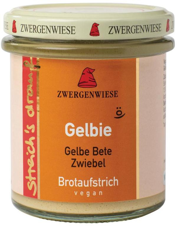 Produktfoto zu Brotaufstrich streich's drauf "Gelbie" 160g  Zwergenwiese