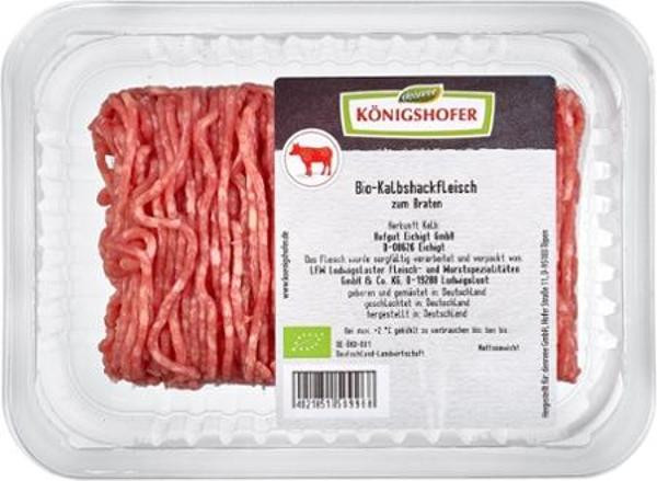 Produktfoto zu Kalbshackfleisch 250g Königshofer